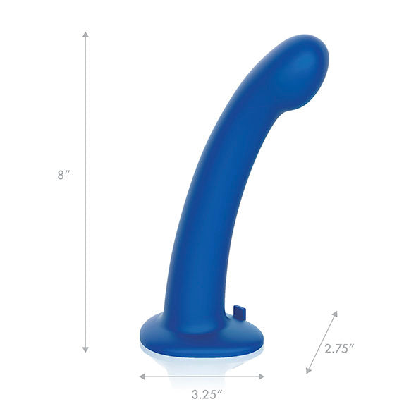 Pegasus - 8” Remote Control P-Spot G-Spot Silicone Peg with Harness Include