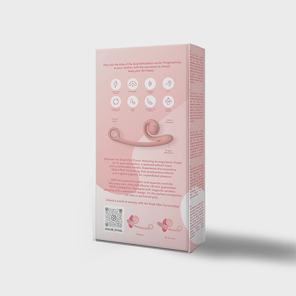Snail Vibe - Curve Vibrator Peachy Pink