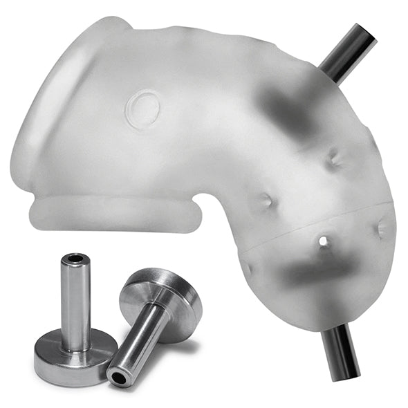 Oxballs - Chasteté ventilée Airlock Electro Air-Lite Clear Ice