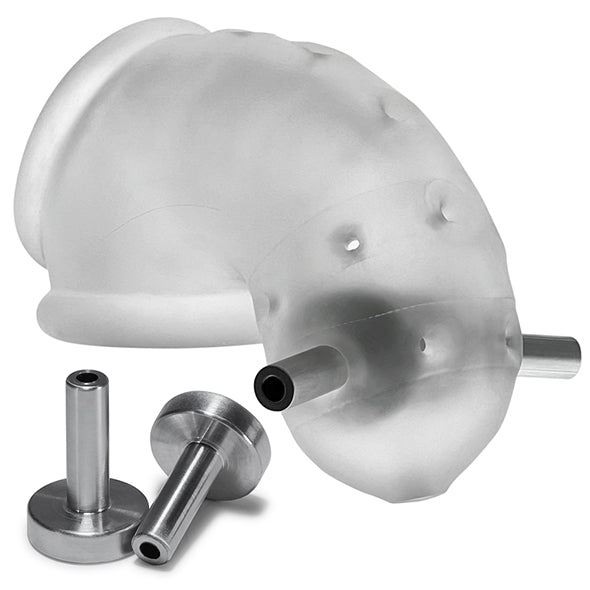 Oxballs - Chasteté ventilée Airlock Electro Air-Lite Clear Ice