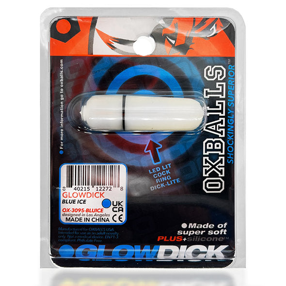Oxballs - Glowdick Cockring mit LED Blue Ice