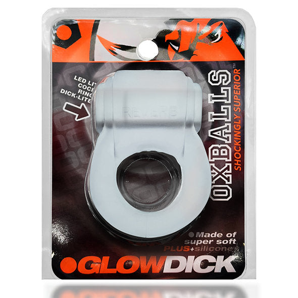 Oxballs - Glowdick Cockring mit LED Clear Ice