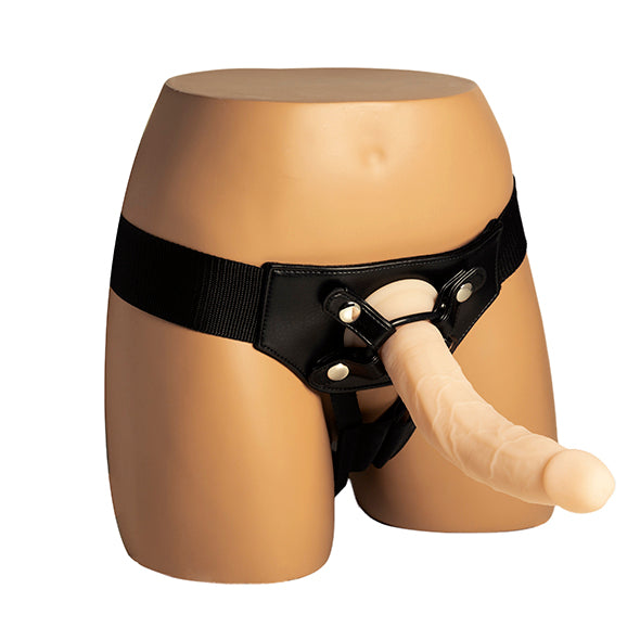 Naked Addiction - 22,8 cm Silicone Bendable Dual Density Dildo Vanilla