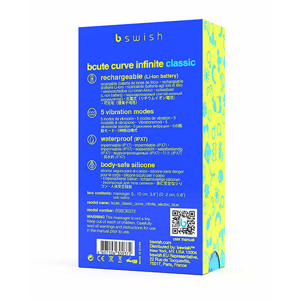 B swish - Bcute Curve Infinite Classic Bleu électrique