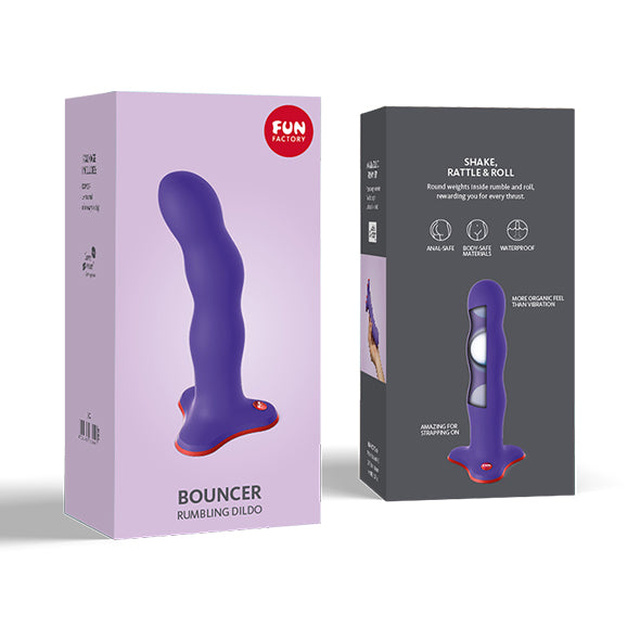 Fun Factory - Bouncer Unique Strap-on Dildo Flashy Purple