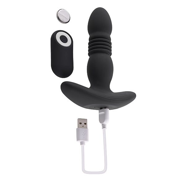 Playboy Pleasure - Trust The Thrust Buttplug - Schwarz