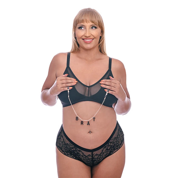 Sportsheets - Sex &amp; Mischief Brat Charmed Nipple Clamps