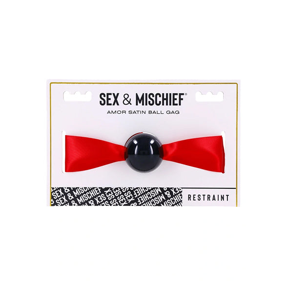 Sportsheets - Sex &amp; Mischief Amor Satin Ball Gag